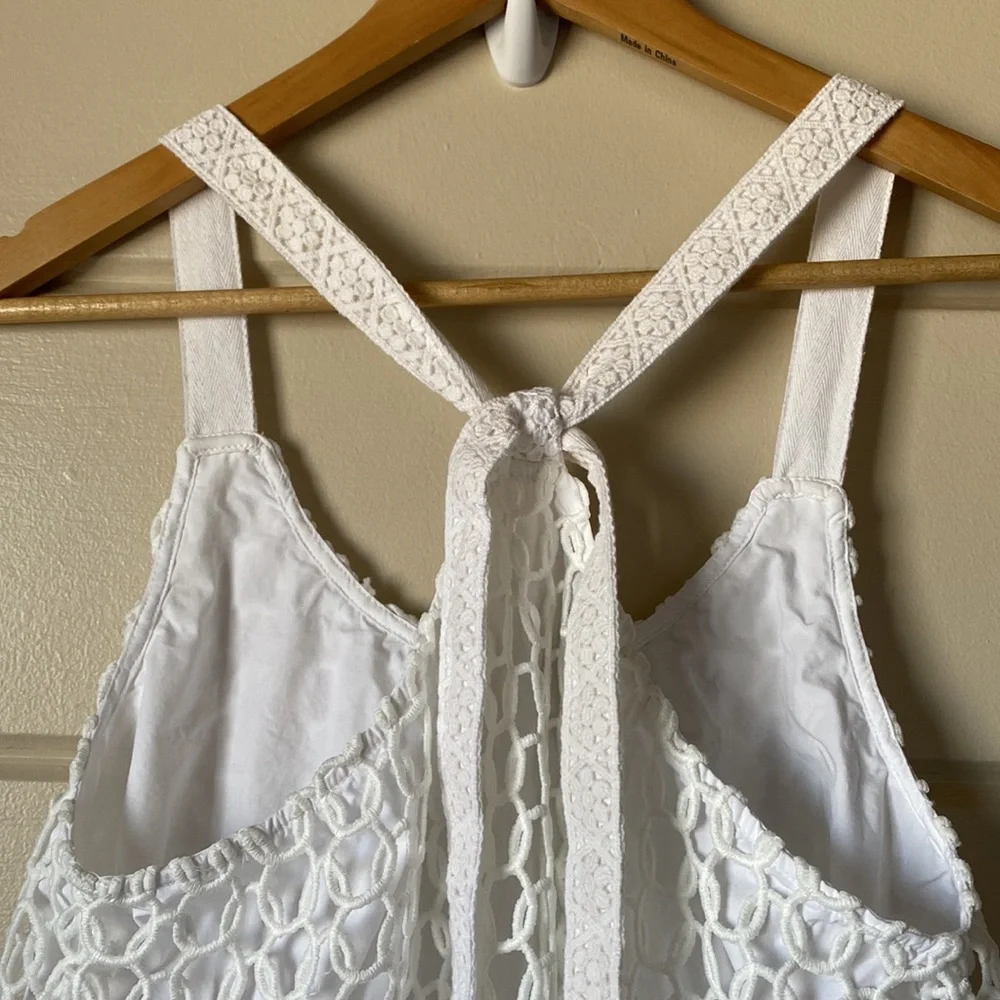 Crochet High/Low Midi Dress Size Small - Picture 8 of 11